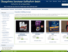 Tablet Screenshot of dorstener-kaffeepott.de